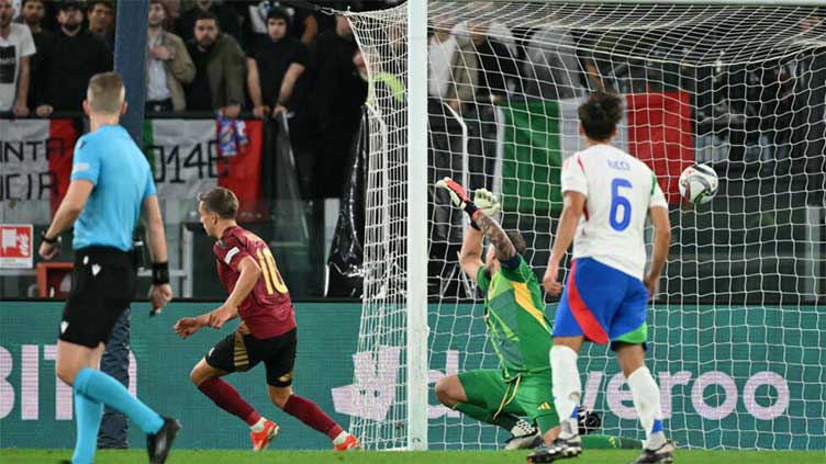 Belgium fight back to draw with 10-man Italy in Nations League