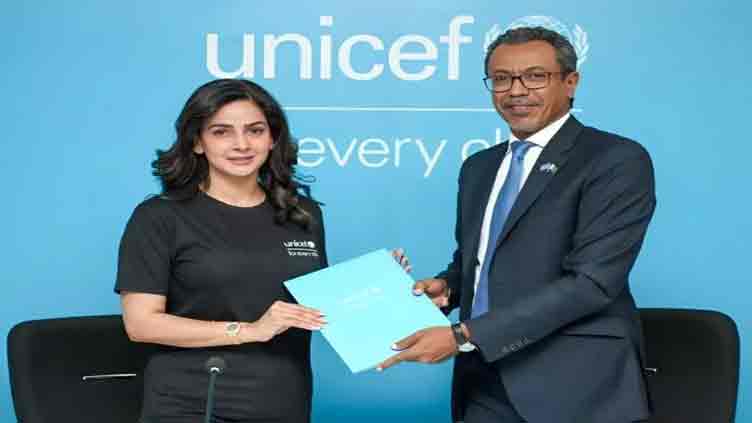 UNICEF names Saba Qamar as Pakistan's first national ambassador for child rights