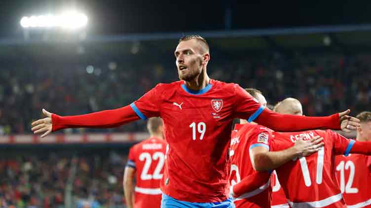 Chory double leads Czechs to 2-0 Nations League win over Albania