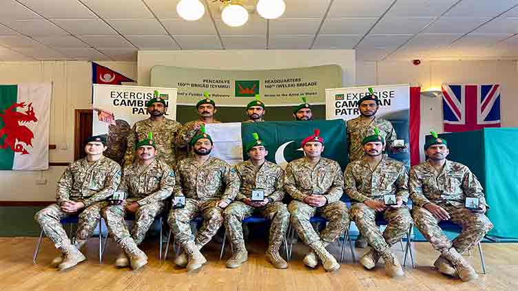 Pakistan Army Cambrian Team wins gold in UK