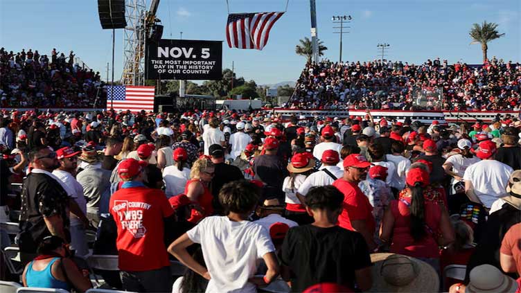 Man arrested near Trump rally in California faces gun charges