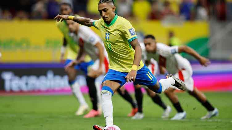 Raphinha's penalty double helps Brazil to 4-0 win over Peru