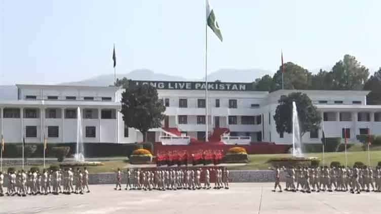 Passing-out parade of 150th PMA long course held at Kakul