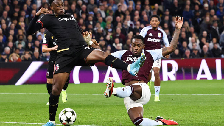 Aston Villa beat Bologna to go top of the Champions League