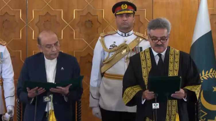 Justice Yahya Afridi takes oath as 30th CJP