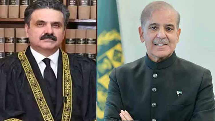 PM Shehbaz extends wishes to CJP on assumption of office