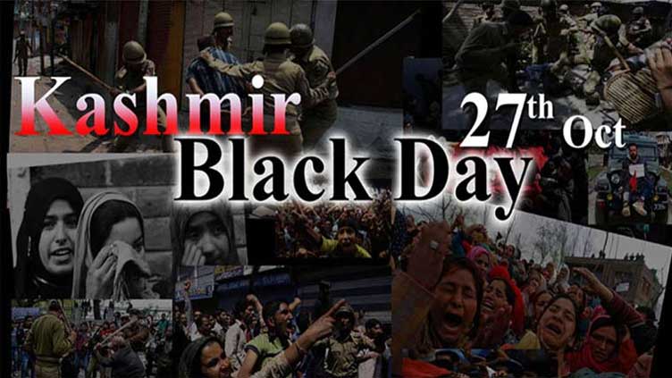 Kashmiris to observe Oct 27 as black day against Indian occupation  