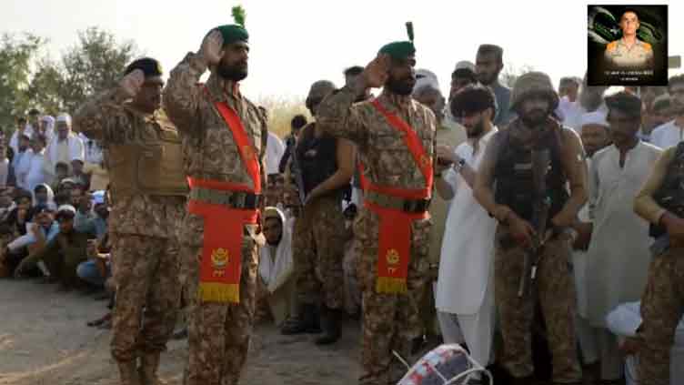 Martyred cadet laid to rest with full military honours