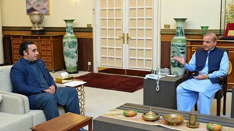 In meeting with Bilawal, PM Shehbaz credits allies for 26th amendment