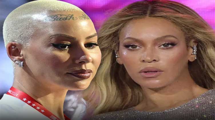 Model Amber Rose claims Beyonce stole her speech to deliver at Kamala Harris's rally