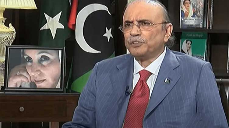 President Zardari expresses resolve to eliminate terrorism