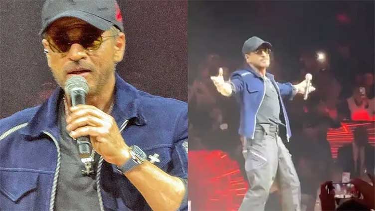 Shah Rukh Khan gives stunning performance at Dubai event 