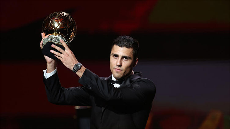 Rodri wins men's Ballon d'Or as Real Madrid boycott