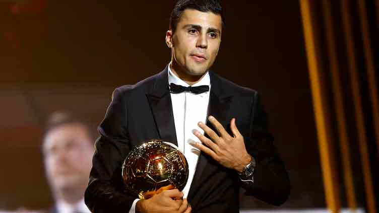 Spain's Rodri wins Ballon d'Or for best player in the world