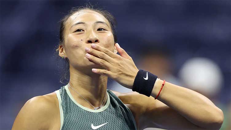 Zheng into US Open quarter-final after record 2:15 am finish