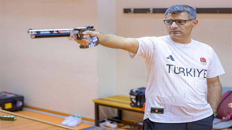 Turkish Olympic shooter aims to trademark viral stance