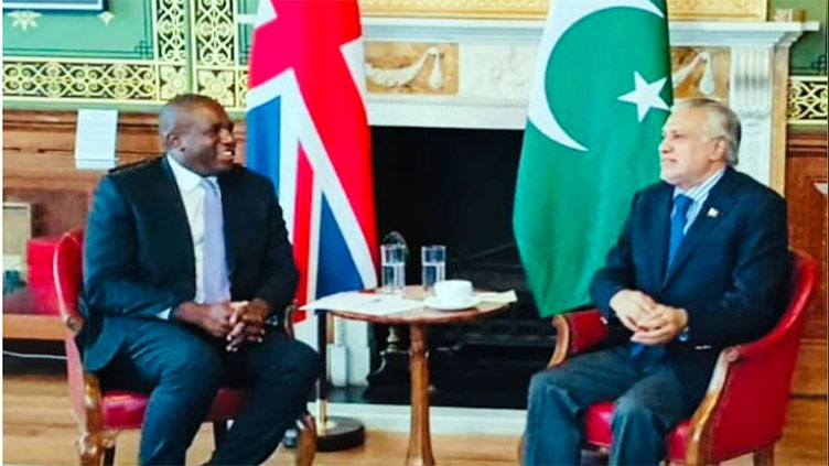 Dar, Lammy discuss strengthening Pak-UK ties, regional issues