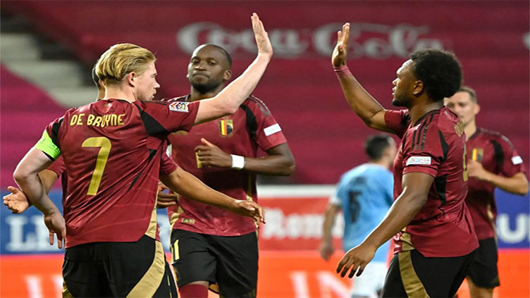 De Bruyne scores twice as Belgium beat Israel in Nations League