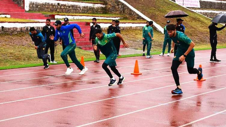 National cricketers undergo fitness tests at Faisalabad High Performance Center