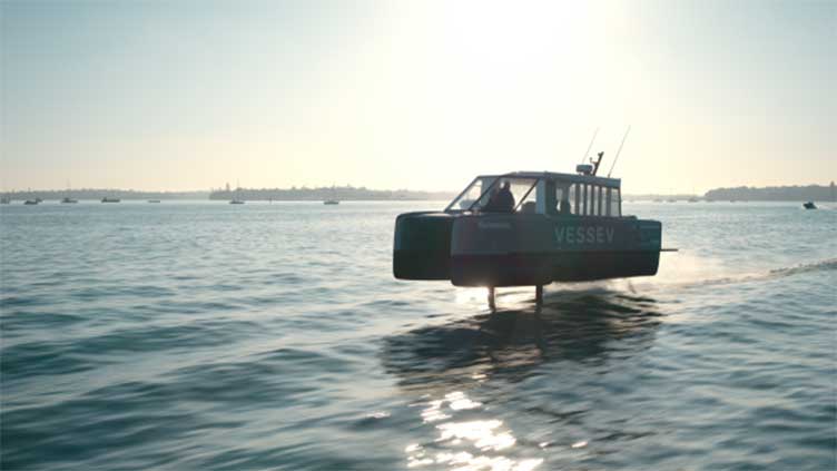 Futuristic electric boat that can fly on water unveiled