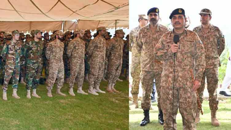 COAS meets troops, resolves to maintain hard-earned peace at all costs