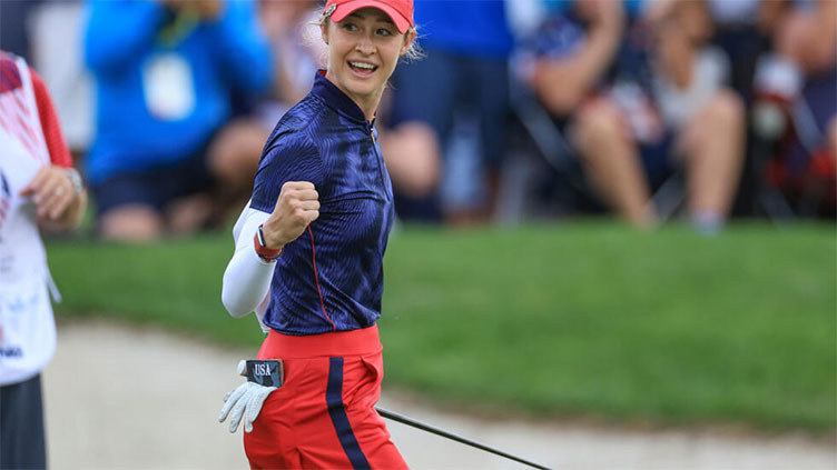 No 1 Korda leads USA to 6-2 edge over Europe at Solheim Cup