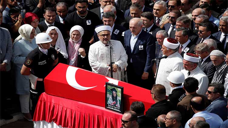 Funeral held for Turkish-American activist killed in West Bank