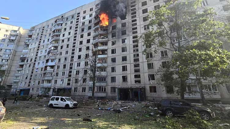 Russian bomb injures at least 30 civilians in Ukraine's Kharkiv, officials say