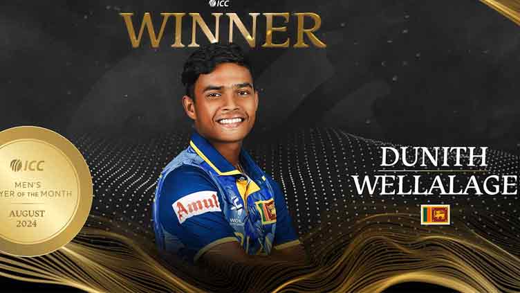 Sri Lanka's Wellalage named ICC Player of the Month for August 2024