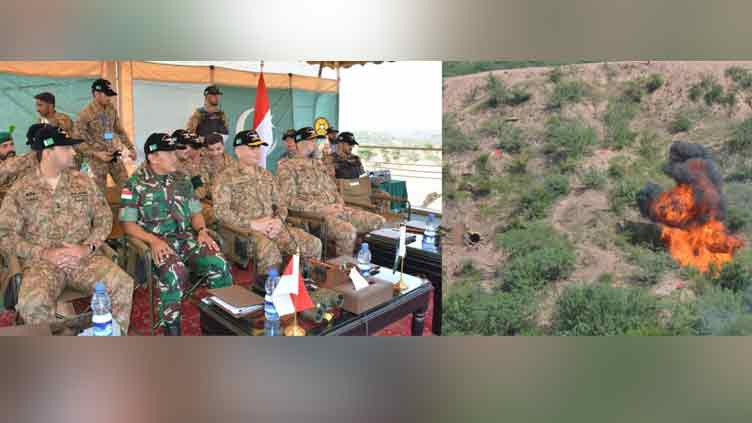 Pakistan-Indonesia joint military exercise concludes in Pabbi