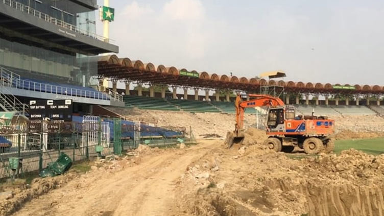 Rapid renovations underway at Lahore's Gaddafi Stadium