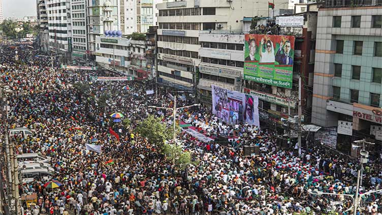 Bangladesh opposition party demands new election after Hasina's ouster