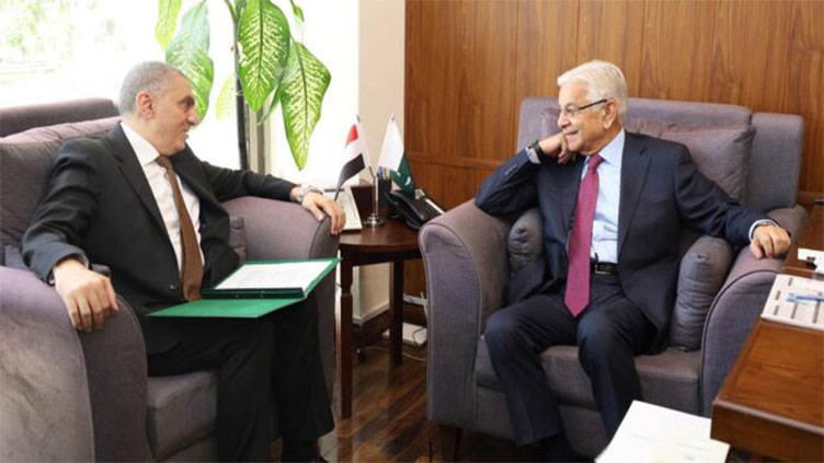 Pakistan, Egypt enjoy cordial historical ties: Khawaja Asif