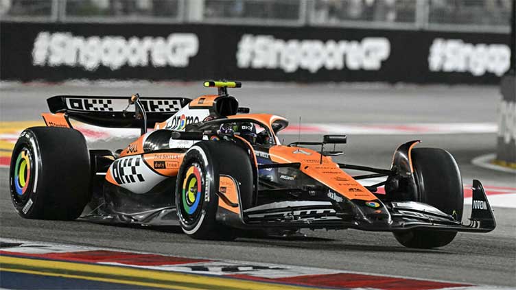 McLaren's Norris sets Singapore pace as struggling Verstappen 15th