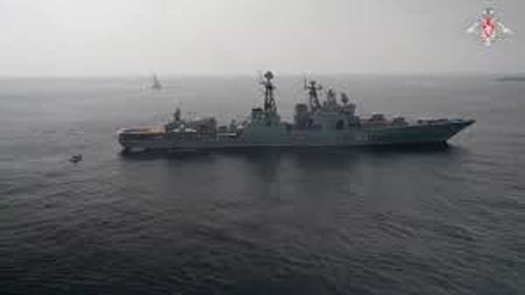 Russia and China start naval exercises in Sea of Japan