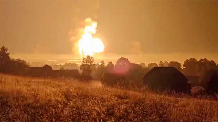 Ukraine says it hit two Russian munitions depots overnight