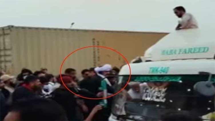 Video featuring Gandapur smashing truck window ignites debate