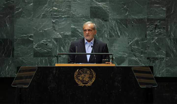 Iran's Pezeshkian says Tehran ready to work with world powers to resolve nuclear standoff