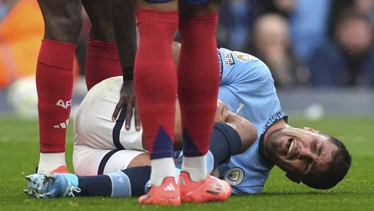 Man City says Rodri has a ligament injury in his right knee but gives no time frame on absence