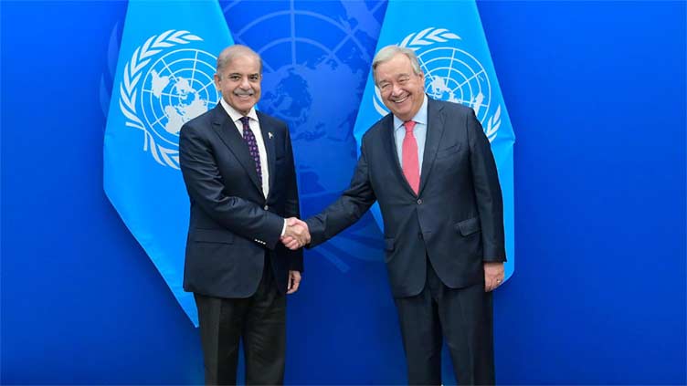 PM Shehbaz urges UN chief for implementation of Kashmir resolutions