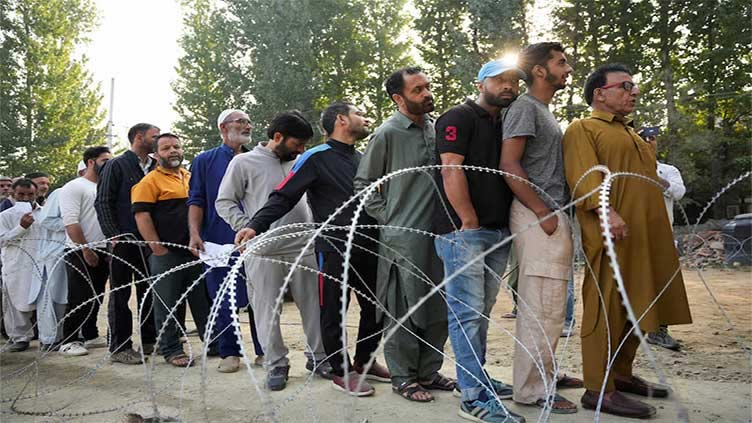 Voters want 'Old Kashmir' as polling underway in occupied valley