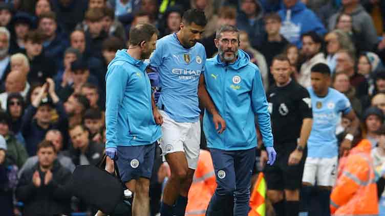 Man City's Rodri out for season after tearing ACL, Guardiola confirms