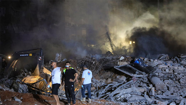 Terror, panic as Israeli strikes wipe out Beirut buildings