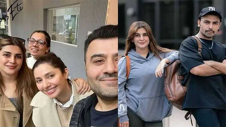 Pakistani celebrities land in London for awards show