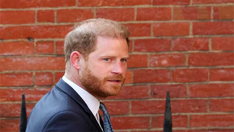 Prince Harry arrives at London court for case against UK over his security