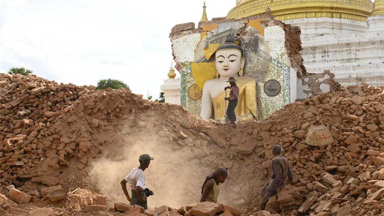 Myanmar marks new year festival mourning quake losses
