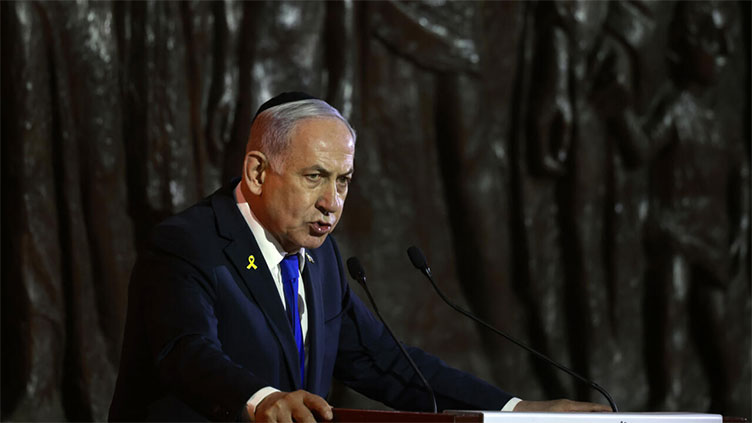 Netanyahu slams Iran, Hamas as Israel commemorates the Holocaust