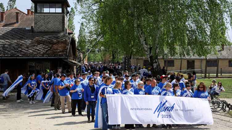 Holocaust survivors march in Auschwitz 80 years after camp's liberation