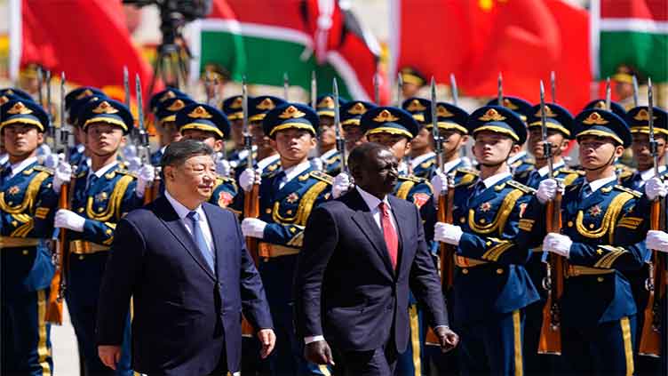 Kenyan president vows closer ties to China during visit amid Trump's trade war