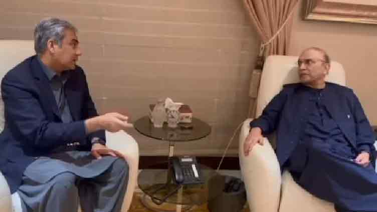 President Zardari lauds NSC measures after India's belligerence